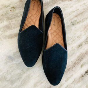 Birdies Heron Black Suede Slipper